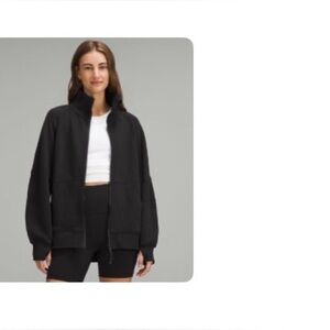 LIKE NEW lululemon Scuba Oversized Funnel Neck Full Zip